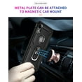 thumbnail image 6 of LeYi Compatible for iPhone XR Case, iPhone XR Case for Women Men, [Military-Grade] Phone Case with Ring Kickstand for Apple iPhone XR, Black, 6 of 9