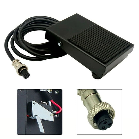 3 Pins Foot Pedal Power Controller Switch for TIG Welding and Plasma Cutting