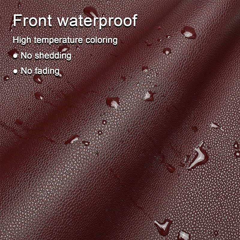 Imitation Leather Fabric for Garment Accessories Coconut Brown 135x30x0.12cm for DIY Imitation Leather