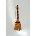 thumbnail image 4 of Witch's Broom Crystal Pin Rhinestone Halloween Broom Brooch pin, 4 of 8
