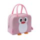 thumbnail image 5 of Portable lunch bag penguin animal thermal lunch box bag cooler bags pink, 5 of 5