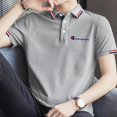 thumbnail image 2 of [Alta Calidad] Cuello Casual Hombres Polo Camiseta De Color Sólido Gran Tamaño M-5XL Oversize Bussiness Lisopangjing, 2 of 3