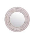 thumbnail image 1 of Privilege 11101 Round White Wash Wood Wall Mirror, 1 of 1