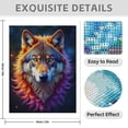 thumbnail image 3 of Diamond Art Kits for Adults - 5d Acrylic Wolf Vivid Glow Artistry Diamond Painting for Adults, Diamond Art for Adults Beginners, Diamond Painting Kits for Adults for Home Wall Decor, 3 of 7