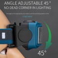 thumbnail image 2 of Linterna de cabeza de carga tipo C 1800mAh Mini luz de trabajo (azul W6104A), 2 of 6