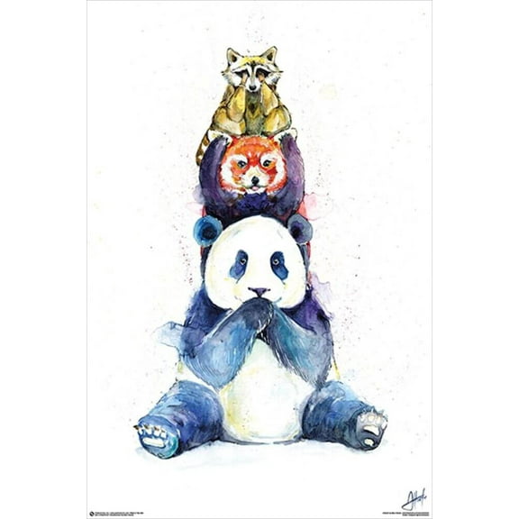 Pandamonium Poster 24.5" x 36.5" Laminated