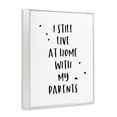thumbnail image 4 of Stupell Industries Live with Parents Phrase Typography Painting White Framed Art Print Wall Art, 16 x 20, 4 of 10