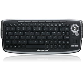 IOGEAR Keyboard GKM681RW4 2.4GHz Wireless with Optical Trackball and Scroll Wheel Retail