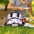 thumbnail image 2 of Herdesigns Butterfly Insulated Lunch Bag for Women Men Adults Large Reusable Lunch Box Leakproof Portable Cooler Tote Bags with Adjustable Shoulder Strap, 2 of 7