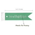 thumbnail image 6 of Inkdotpot Invitation Party Bottle Tag Real Silver Foil Favor Hang Tags Pack Of 50, 6 of 6