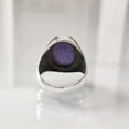 thumbnail image 6 of Charoite Mens Ring, Natural Purple Charoite Ring, Oxidized Silver Jewelry, 925 Silver Ring, Birthday Gift, Heavy Mens Ring, Arabic Design, Ottoman Style Ring, Christmas, Turkey Mens Signet Ring, 6 of 6
