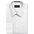 thumbnail image 2 of Men's Long Sleeve Regular Fit Button Up Pocket Solid Standard Cuff Dress Shirt, 2 of 2