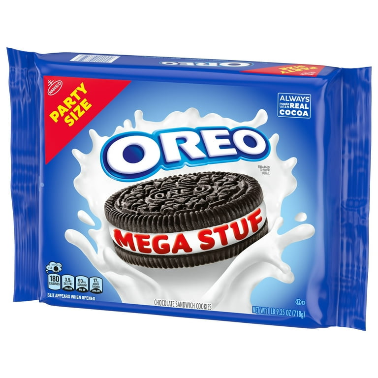 オレオクッキー　ストアディスプレイ　シェルフ　アメトイ　ラック　OREO USA Oreo Mega Stuf Chocolate Sandwich Cookies Party Size 1 lb 9.35 oz