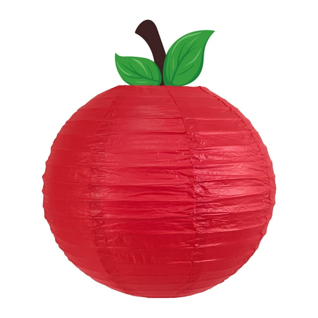 JIEMUCES Lanterne à Fruits Style Chinois Lanterne en Papier Suspendue en Forme de Fruit Rouge Décoration pour la Rentrée Scolaire Classe Fête à la Maison