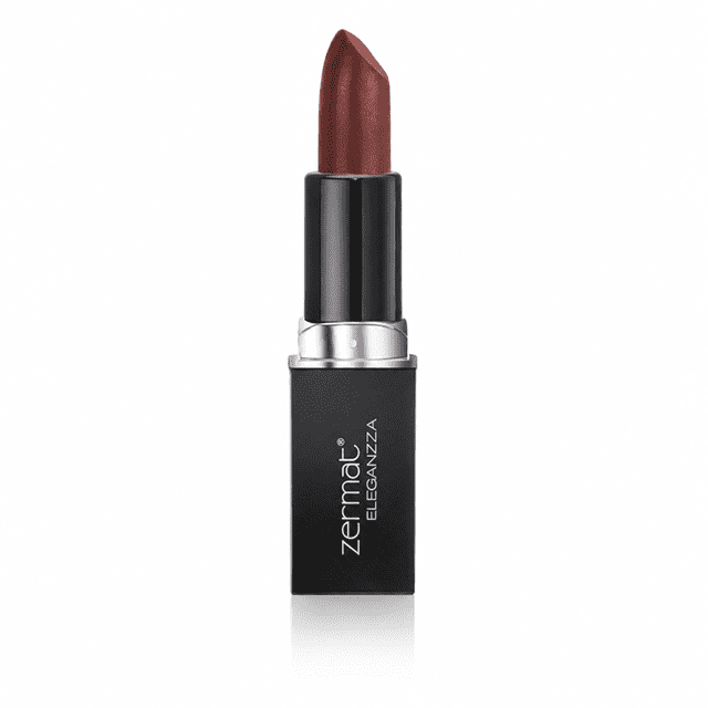 Labial Semimate con Vitamina E – Café Desértico – Eleganzza