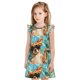 thumbnail image 1 of Balery Funny Swimming Chihuahua Camisón de princesa para niñas, pijama de algodón con mangas abullonadas, suave y bonito.-X-Large, 1 of 6