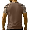thumbnail image 2 of Men's Patriotic USA Flag Independence Day Shirt American Flag Vertical Graphic Tee, 2 of 5
