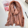 thumbnail image 3 of Bufanda de algodón y lino para mujer, chal teñido anudado, bufanda larga de seda degradada, bufanda artística, bufanda larga de seda de primavera y otoño, venta al por mayor, 3 of 6
