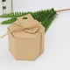 thumbnail image 4 of 100 Piezas Caja de Papel Kraft para Dulces, Caja de Regalo Caja de Dulces de Cartón Hexagonal, con Cordel Y Etiqueta, 4 of 5