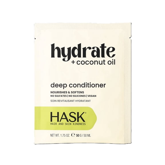 Hask Coconut Oil Nourishing Deep Conditioner Packet 1.75oz - 2 Pack