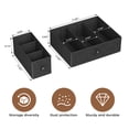 thumbnail image 3 of Homeiju Coffee Pod Drawers - K Cup Organizer, Nespresso Pods Holder with Mug Rack, Coffee Holder for Countertop, 52 Capacity Pods, Suitable for Kitchens, Offices and Coffee Bars(Black), 3 of 9