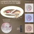thumbnail image 3 of Lampara de techo infantil con ventilador Niña, 3 of 4