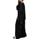 thumbnail image 3 of Vestido Islámico Elegante de Color Liso con Mangas Murciélago para Mujer. Negro XL, 3 of 7