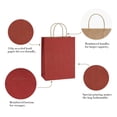thumbnail image 3 of Bolsas de regalo de papel kraft BagDream, 25 x 13 x 33 cm, color rojo, 50 unidades, 3 of 5