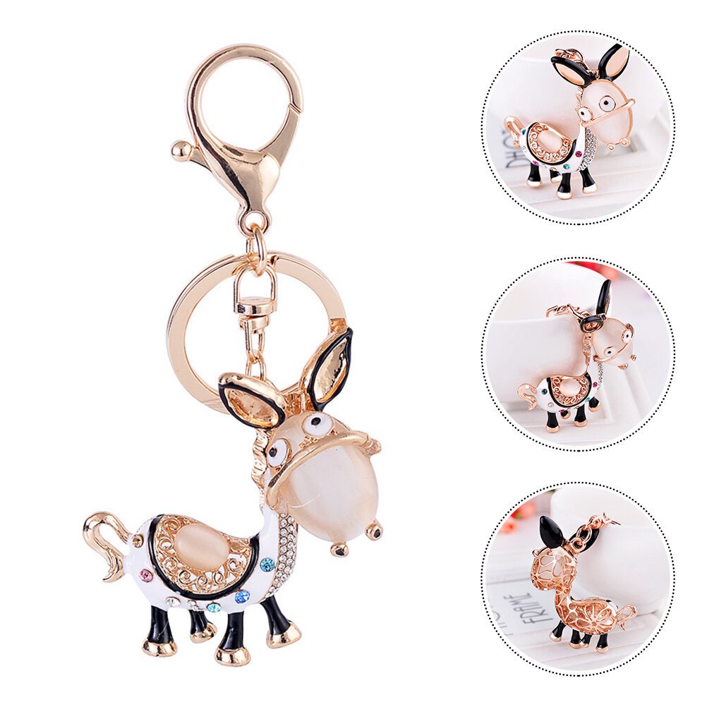 LOLIPPYY 1 Set Cute Keychain Charms Accessories Zinc Alloy Bag Pendant Decorative Charm