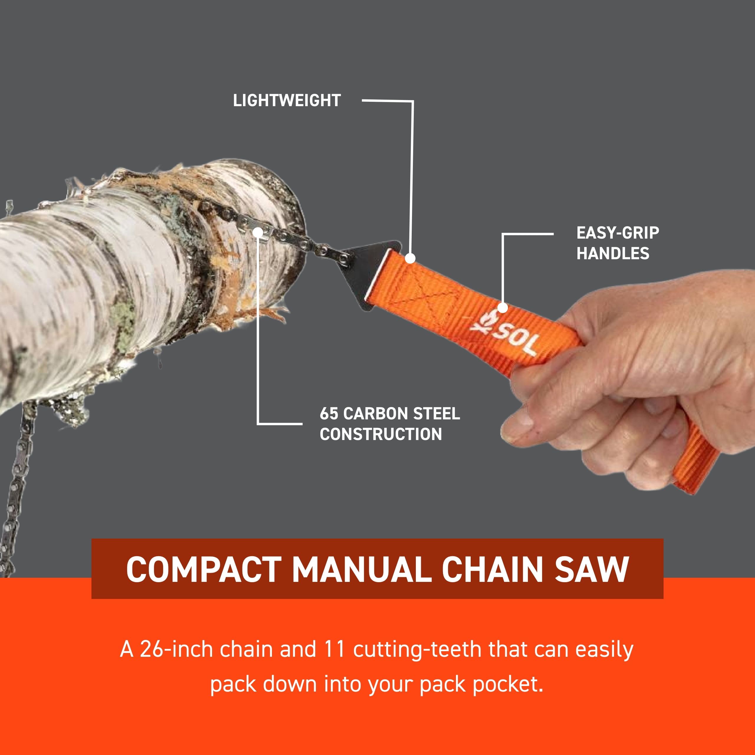 Sol 1133323 Pocket Chain Saw