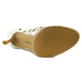 thumbnail image 4 of Nine West Women's Flora Metallic Dress Sandal, 4 of 5