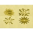 thumbnail image 1 of Ahgly Company Machine Washable Indoor Rectangle Transitional Sun Yellow Area Rugs, 7' x 10', 1 of 7