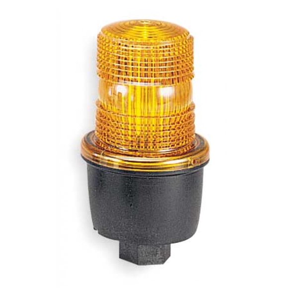 Federal Signal Low Profile Warning Light, Strobe, Amber