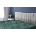 thumbnail image 5 of Ambesonne Tropical Fitted Sheet, Wild Realistic Look Leaves, Queen Size, Forest Green Amber, 5 of 5