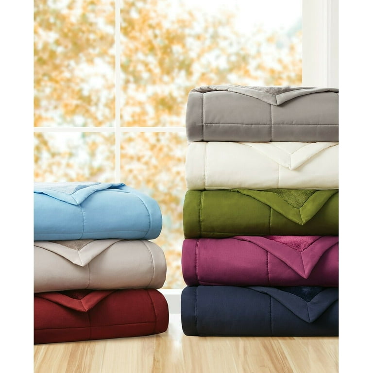 Martha stewart down alternative reverse to plush blanket deals