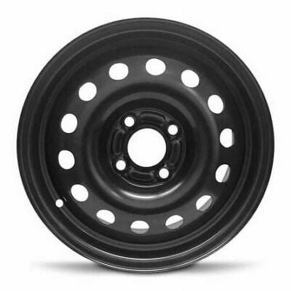 Wheel Rim for 2011-2013 ford Fiesta 15 in Black Steel Rim Direct Fit