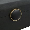 thumbnail image 6 of Uttermost Lalique Contemporary MDF Wood and Shagreen Box in Black Finish, 6 of 6