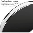 thumbnail image 4 of 2 Pack Aluminum Mouse Pad (Silver & Black), DaKuan Smooth Magic Ultra Thin Double Side Mouse Mat for Fast and Accurate Control (Round 7.8inchX7.8inch), 4 of 9