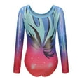 thumbnail image 2 of Leotards for Girls Gymnastics Kids Sparkly Gymnastics Outfits with Shorts Long Sleeve Ballet Dance Unitard Biketards 5-12 Years, 2 of 9