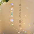 thumbnail image 1 of Decoración Adornos de campanillas de viento de cristal, colgante de luz, decoración de jardín (verde) Tmvgtek Original, 1 of 9