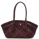 thumbnail image 1 of Bolso Mano Bolsos Axila A Cuadros Retro Gamuza para Mujer (Vino) Rojo, 1 of 9