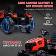 thumbnail image 3 of EAstVita 3 in 1 Ride on Tractor, Excavator & Bulldozer, 24V Electric Vehicle w/Trailer, Shovel Bucket, Digger, Remote Control, EVA Tire, LED Light, Music, Ride on Car Toy, 3 of 8