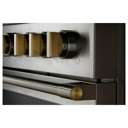 Monogram - 5.7 Cu. Ft. Freestanding Gas Convection Range with 4 Burners - Stainless steel