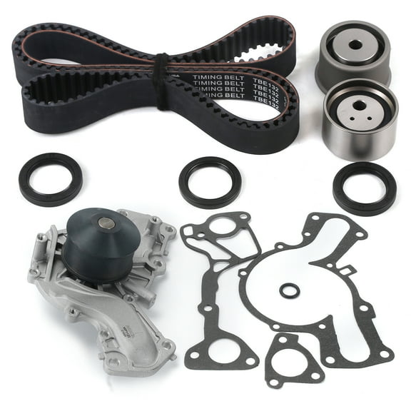MOCA AUTOPARTS Timing Belt Kit with Water Pump Fit for 2001-2002 Mitsubishi Montero 3.5L