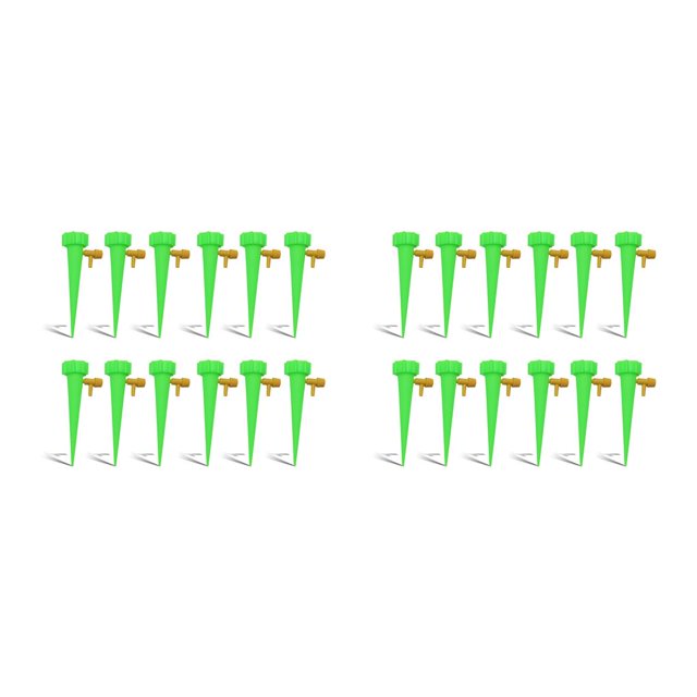 Billuyoard Goteo de riego Planta de interior de riego automático ajustable Dormitorio Jardín Invernadero Balcón Bebedero Suministros para el Verde 12 Piezas 2Conjunto