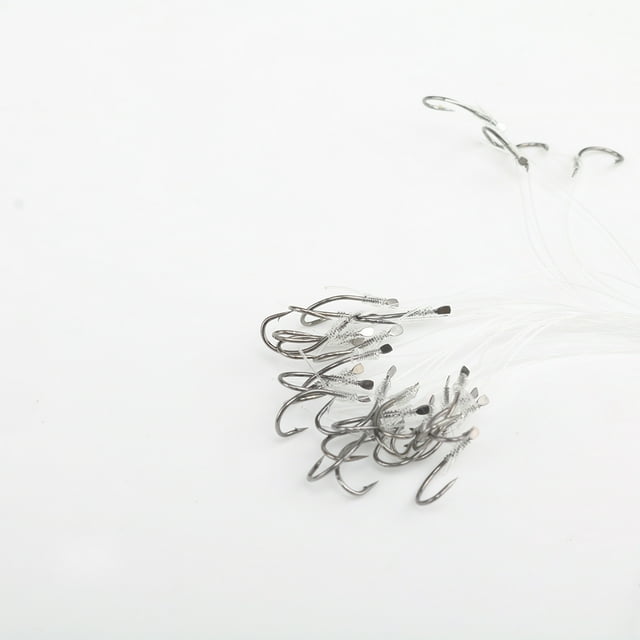 20/28 Pcs Hameçons à Tête de Jig Accessoires Ligne de Poisson en Acier au Carbone Appât Noué Hameçon de Pêche en Acier au Carbone Accessoires