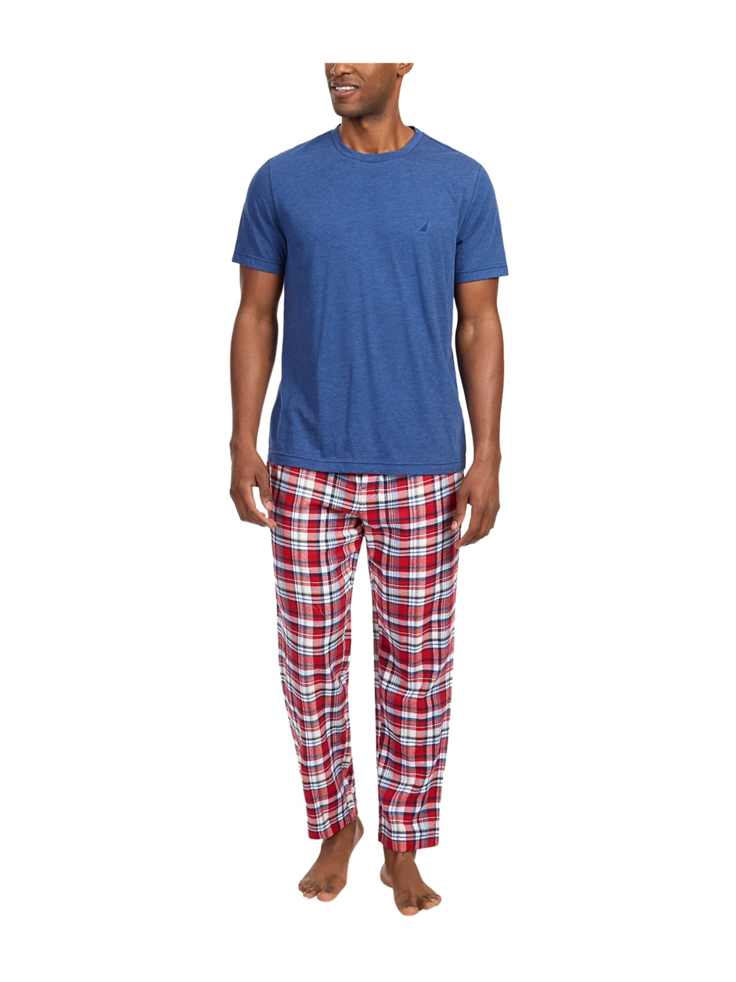 Nautica Mens Woven Pajama Set blue S/30 Walmart Canada