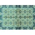 thumbnail image 1 of Ahgly Company Indoor Rectangle Abstract Light Blue Modern Area Rugs, 3' x 5', 1 of 4