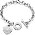thumbnail image 1 of Stainless Steel Bracelet with Buckle for Women Girls, 1 of 2