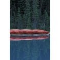 thumbnail image 2 of Anon, Josh 23x32 Gold Ornate Wood Framed with Double Matting Museum Art Print Titled - Canada, Alberta Canoes line the Lake Louise, 2 of 4